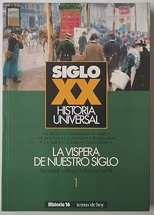Bild des Verkufers fr La vspera de nuestro siglo 1 zum Verkauf von Librera Salvalibros Express
