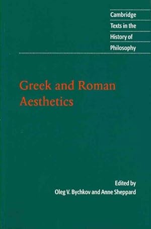 Seller image for Greek and Roman Aesthetics for sale by GreatBookPrices