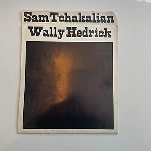 Bild des Verk�ufers f�r Wally Hedrick, Sam Tchakalian zum Verkauf von Modern Industrial Books, Poetry and Art
