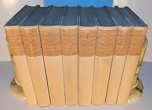 Seller image for THE COMPLETE POETICAL WORKS OF PERCY BYSSHE SHELLEY the text newly collated and revised and edited with a memoir and notes by George Edward Woodberry) (Complete set of 8 volume bound) (SIGNED BY WOODBERRY in first volume) for sale by Librairie Montral