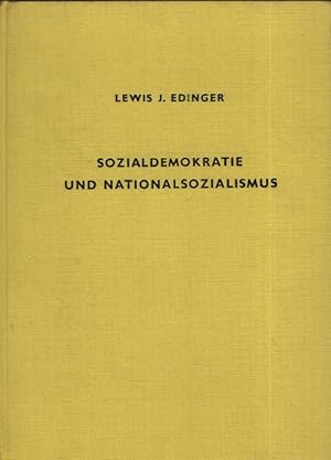Bild des Verkufers fr Sozialdemokratie und Nationalsozialismus. zum Verkauf von Fundus-Online GbR Borkert Schwarz Zerfa
