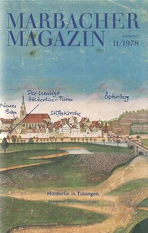 Hölderlin in Tübingen. Bearb. von Werner Volke. Marbacher Magazin. Sonderheft. 11/1978.