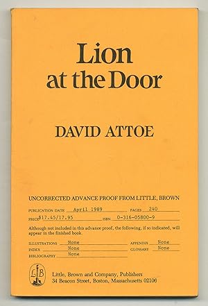 Seller image for Lion at the Door for sale by Between the Covers-Rare Books, Inc. ABAA