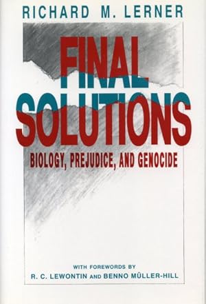 Imagen del vendedor de Final Solutions : Biology, Prejudice, and Genocide a la venta por GreatBookPrices