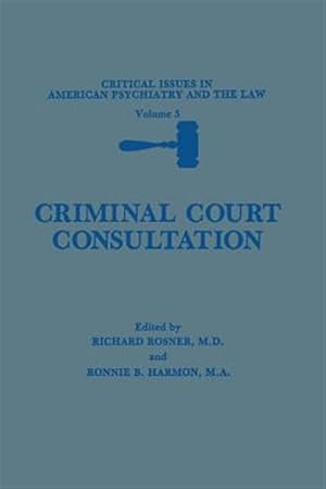Seller image for Criminal Court Consultation for sale by GreatBookPrices