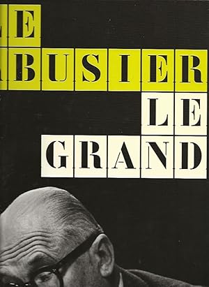 Seller image for Le Corbusier Le Grand for sale by Badger Books