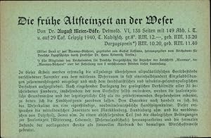 Ansichtskarte / Postkarte Die frühe Altsteinzeit an der Weser, von Dr. August Meier-Böke