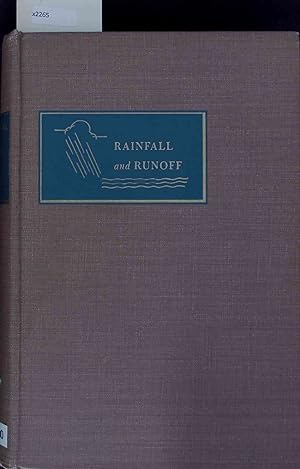 Seller image for Rainfall and Runoff. for sale by Antiquariat Bookfarm
