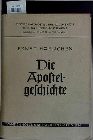 Seller image for Die Apostelgeschichte. 10 Auflage for sale by Antiquariat Bookfarm