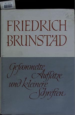 Bild des Verkufers fr Gesammelte Aufstze und kleinere Schriften. zum Verkauf von Antiquariat Bookfarm