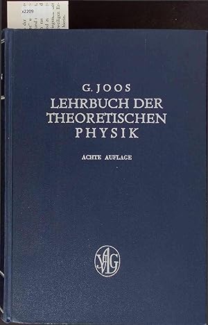 Image du vendeur pour Lehrbuch Der Theoretischen Physik. mis en vente par Antiquariat Bookfarm