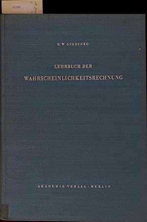Immagine del venditore per Lehrbuch der Wahrscheinlichkeitsrechnung. Band IX venduto da Antiquariat Bookfarm