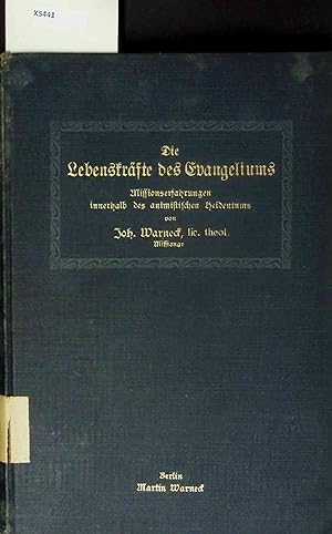 Bild des Verkufers fr Des Lebenskrfte des Evangeliums. 2 Auflage zum Verkauf von Antiquariat Bookfarm