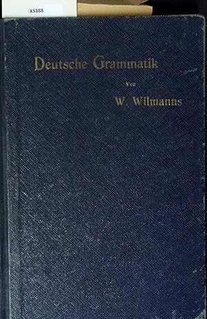 Immagine del venditore per Deutsche Grammatik. Gotisch, alt-, Mittel- und Neuhochdeutsch. Erste und Zweite Auflage venduto da Antiquariat Bookfarm