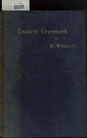 Bild des Verkufers fr Deutsche Grammatik. Gotisch, Alt-, Mittel- und Neuhochdeutsch. zum Verkauf von Antiquariat Bookfarm