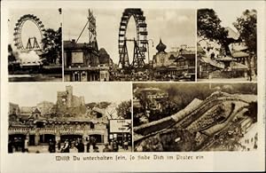 Ansichtskarte / Postkarte Wien 2. Leopoldstadt, Prater, Riesenrad