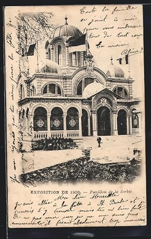 Image du vendeur pour Ansichtskarte Paris, Exposition universelle de 1900, Pavillon de la Serbie mis en vente par Bartko-Reher
