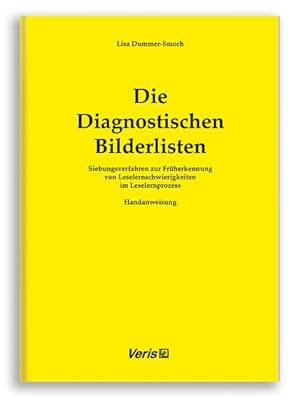 Bild des Verkufers fr Die Diagnostischen Bilderlisten. Handanweisung: Gltig fr alle DBL Testmaterialien (F, 1, 2). Klassenstufe 1 und 2 Siebungsverfahren zur Frherkennung von Leselernschwierigkeiten im Leselernprozess ; [Handanweisung] zum Verkauf von Antiquariat Mander Quell