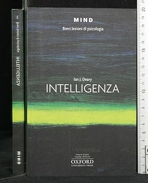 Seller image for INTELLIGENZA for sale by Cartarum