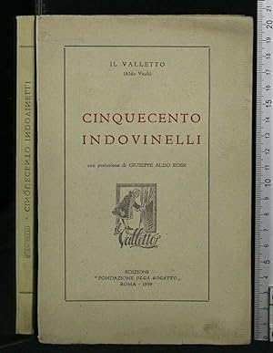 Seller image for CINQUECENTO INDOVINELLI for sale by Cartarum