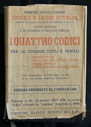 Seller image for I QUATTRO CODICI for sale by Cartarum