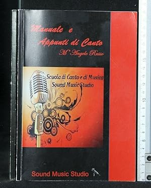 Imagen del vendedor de MANUALE E APPUNTI DI CANTO a la venta por Cartarum