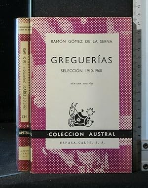 Bild des Verkufers fr GREGUERIAS SELECCION 1910 - 1960 zum Verkauf von Cartarum