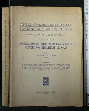 Imagen del vendedor de ATTI DEI CONGRESSI DELLA SOCIETA' ITALIANA DI MEDICINA INTERNA a la venta por Cartarum