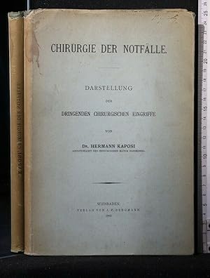 Seller image for DARSTELLUNG DER DRINGENDEN CHIRURGISCHEN EINGRIFFE for sale by Cartarum