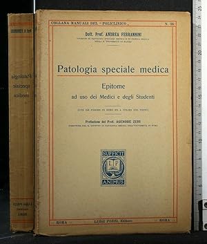 Immagine del venditore per PATOLOGIA SPECIALE MEDICA EPITOME AD USO DEI MEDICI E DEGLI venduto da Cartarum