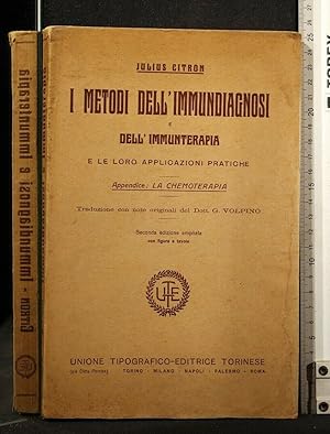 Seller image for I METODI DELL'IMMUNDIAGNOSI E DELL'IMMUNTERAPIA for sale by Cartarum