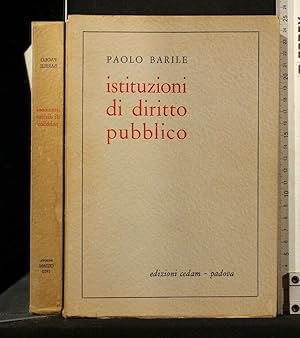 Immagine del venditore per ISTITUZIONI DI DIRITTO PUBBLICO venduto da Cartarum