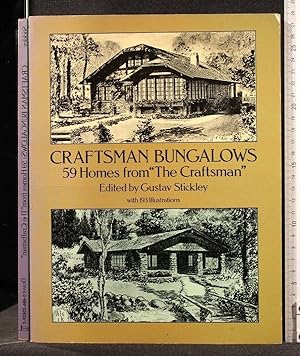 Seller image for CRAFTSMAN BUNGALOWS: 59 HOMES FROM "THE CRAFTSMAN" for sale by Cartarum