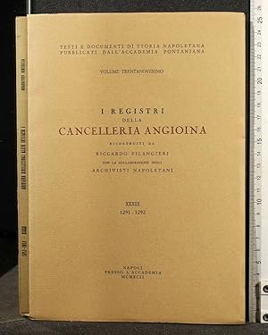 Seller image for I REGISTRI DELLA CANCELLERIA ANGIOINA VOLUME XXXIX for sale by Cartarum