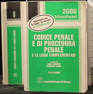 Seller image for CODICE PENALE E DI PROCEDURA PENALE E LE LEGGI for sale by Cartarum