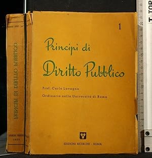 Seller image for PRINCIPI DI DIRITTO PUBBLICO VOLUME 1 for sale by Cartarum