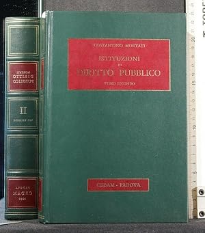 Seller image for ISTITUZIONI DI DIRITTO PUBBLICO TOMO II for sale by Cartarum