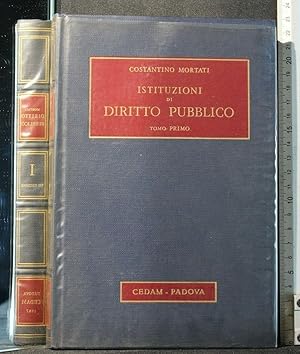 Seller image for ISTITUZIONI DI DIRITTO PUBBLICO TOMO I for sale by Cartarum