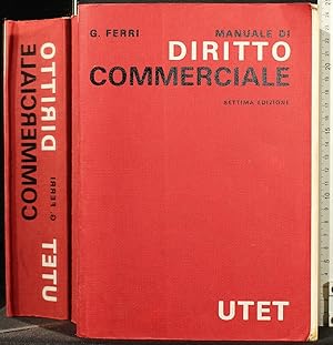 Immagine del venditore per MANUALE DI DIRITTO COMMERCIALE venduto da Cartarum