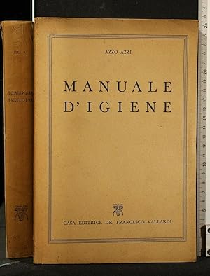 Immagine del venditore per MANUALE D'IGIENE venduto da Cartarum