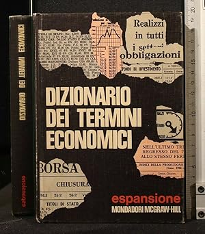 Immagine del venditore per DIZIONARIO DEI TERMINI ECONOMICI venduto da Cartarum