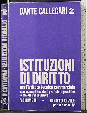 Seller image for ISTITUZIONI DI DIRITTO. VOL for sale by Cartarum