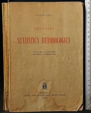 Immagine del venditore per PRINCIPI DI STATISTICA METODOLOGICA venduto da Cartarum