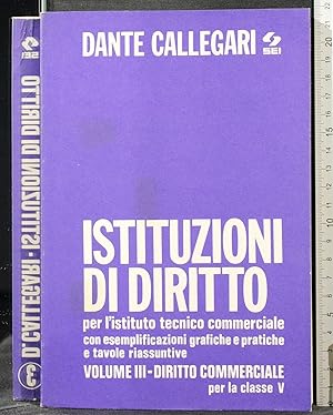 Seller image for ISTITUZIONI DI DIRITTO. VOL for sale by Cartarum