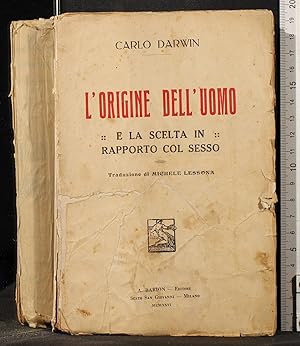 Seller image for L'origine dell'uomo for sale by Cartarum