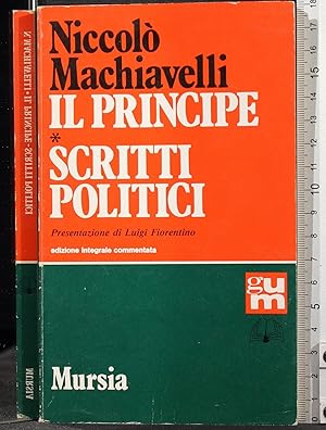 Immagine del venditore per Il principe. Scritti Politici venduto da Cartarum