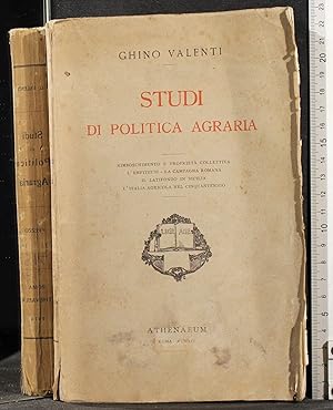 Seller image for Studi di politica agraria for sale by Cartarum