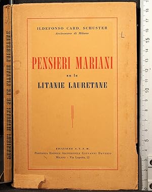 Seller image for Pensieri mariani su le litanie lauretane for sale by Cartarum