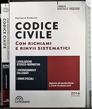 Seller image for Codice Civile. Con richiami e rinvii sistematici for sale by Cartarum
