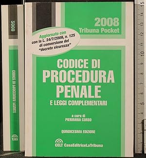 Immagine del venditore per Codice di procedura penale e leggi complementari venduto da Cartarum